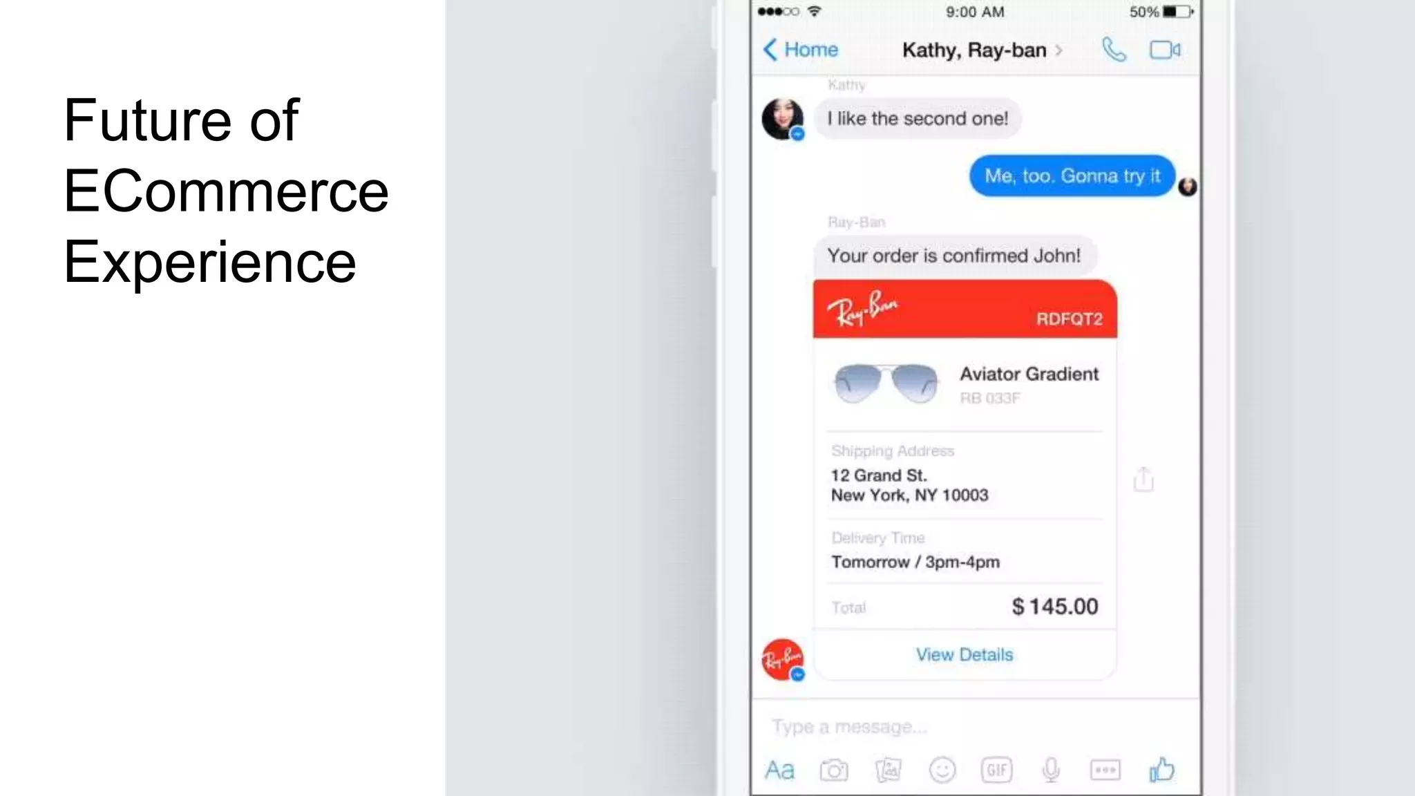 Future of
ECommerce
Experience
 