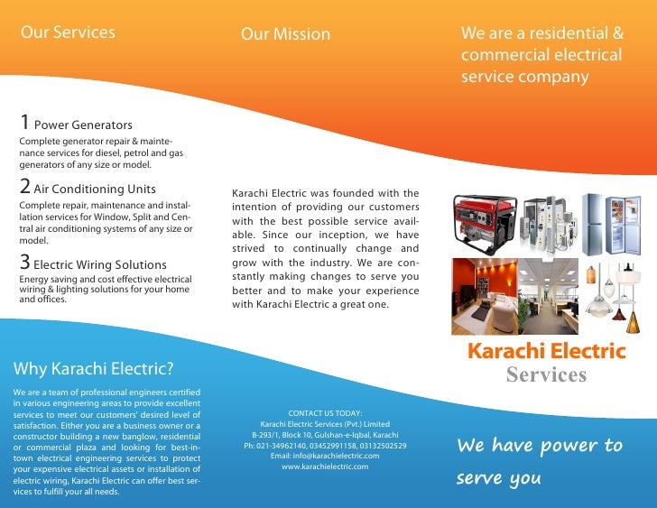 Karachi electric brochure