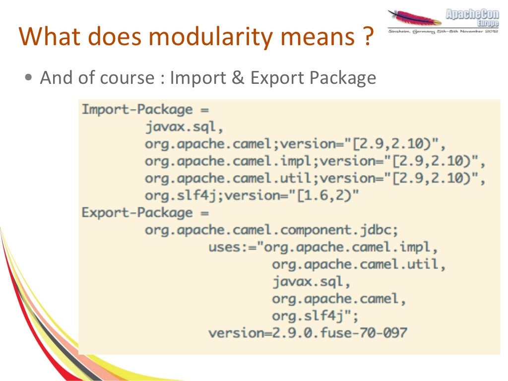 What does modularity means