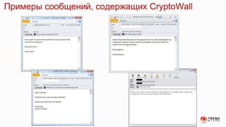 Примеры сообщений, содержащих CryptoWall
1
 