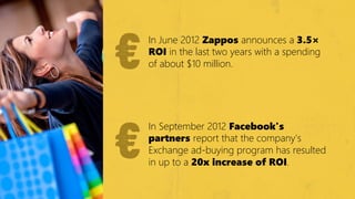 In June 2012 Zappos announces a 3.5×
ROIІ in the last two years with a spending
of about $10 million.
In September 2012 Fa...