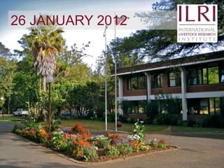 Social media, research and development: 10 weeks as a KMIS intern at ILRI
