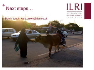 Social media, research and development: 10 weeks as a KMIS intern at ILRI