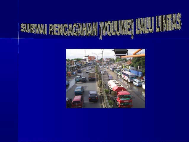 Karakteristik arus lalu lintas