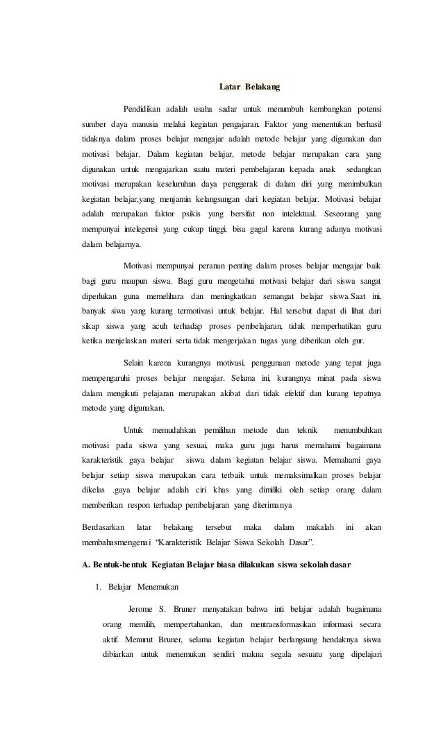 Latar Belakang Minat Belajar Siswa Belajar.Lif.co.id