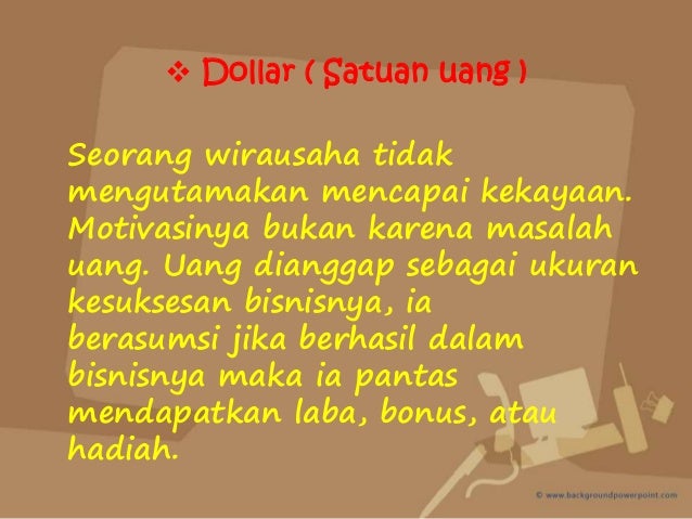 Karakteristik kewirausahaan