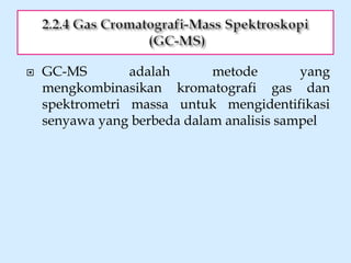 Karakteristik kromatografi | PPTX
