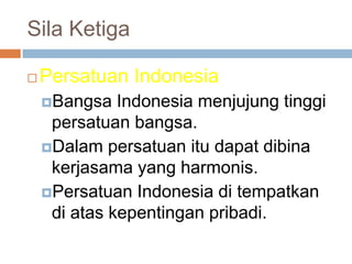 Karakteristik Pancasila Karakteristik Pancasila