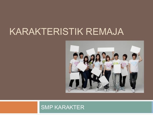 Karakteristik remaja