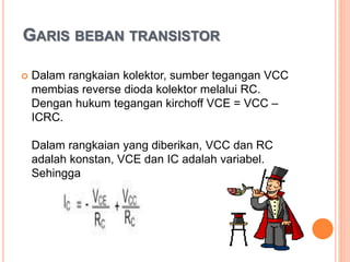 Karakteristik transistor | PPTX