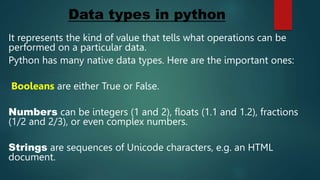 Phython presentation | PPTX