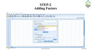 STEP-2
Adding Factors
3/20/2018IABM, BIKANER16
 