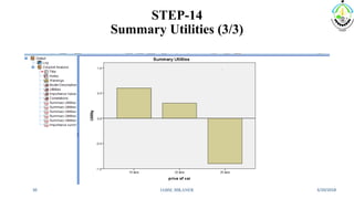 STEP-14
Summary Utilities (3/3)
3/20/2018IABM, BIKANER30
 