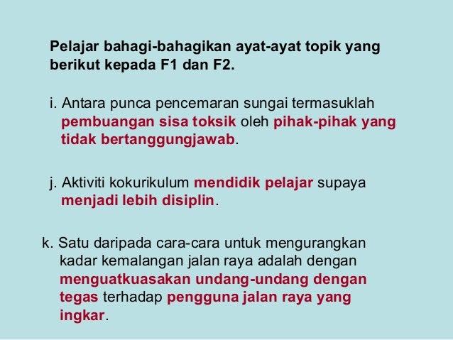 Karangan Aku Sebuah Basikal 6 Perenggan