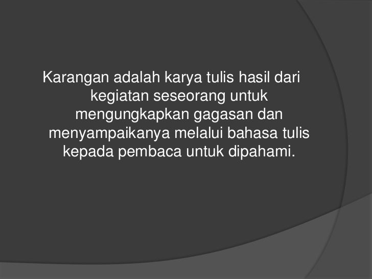 Contoh Karangan Fiksi - Terbaru 10