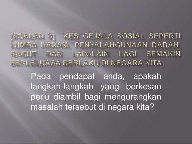 Contoh Soalan Karangan Pendapat - Selangor s