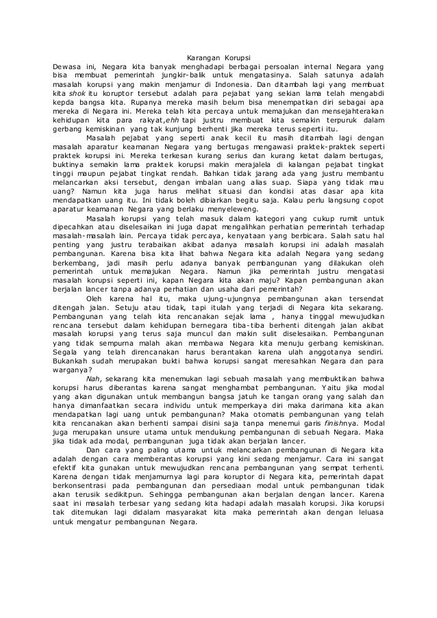 Karangan Korups1