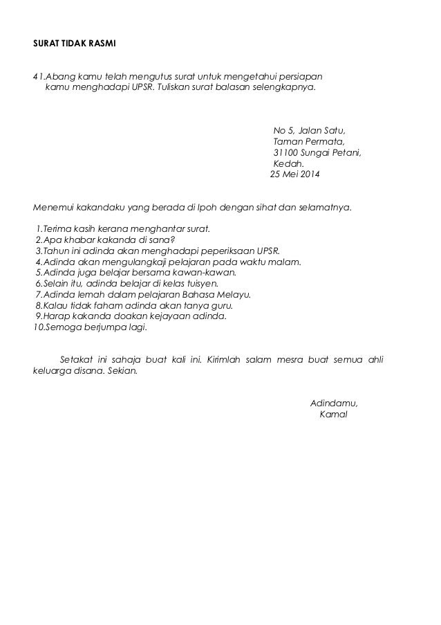 surat rasmi dalam bahasa inggris   64