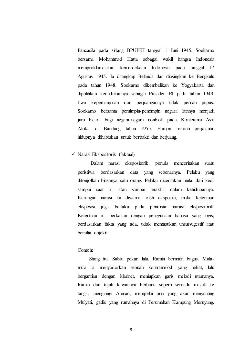 Karangan narasi &amp; deskripsi