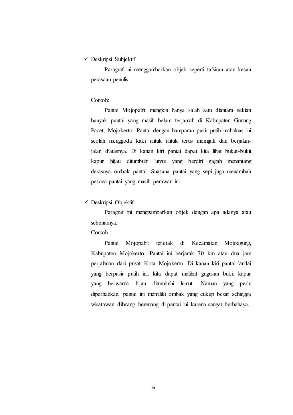 Karangan narasi &amp; deskripsi