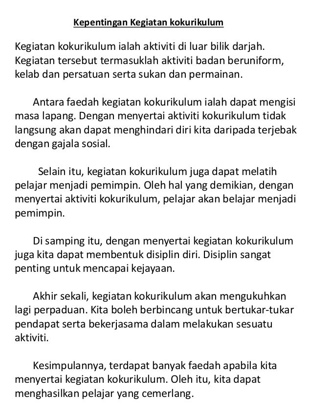 Contoh Soalan Karangan Bahasa Melayu Tingkatan 1 - Kuora s