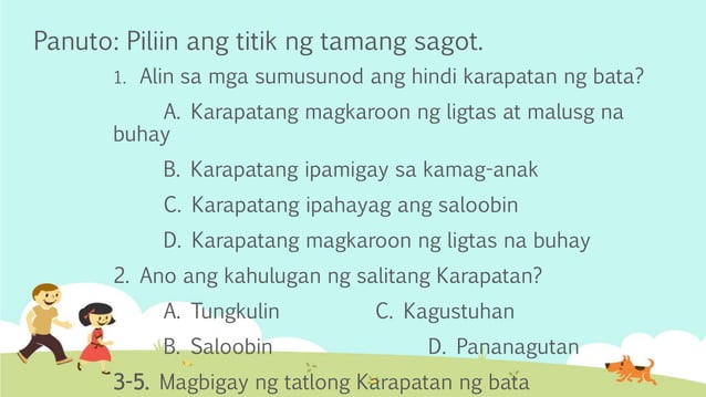 Mga Karapatan ng Bata | PPTX