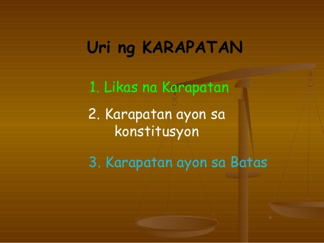 Karapatan Ng Mamamayan