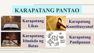 Karapatan Example Karapatan ng Mamamayang Pilipino powerpoint presentation | PPTX