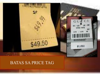 BATAS SA PRICE TAG

 