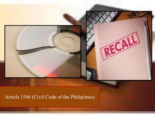 Article 1546 (Civil Code of the Philipiines)

 