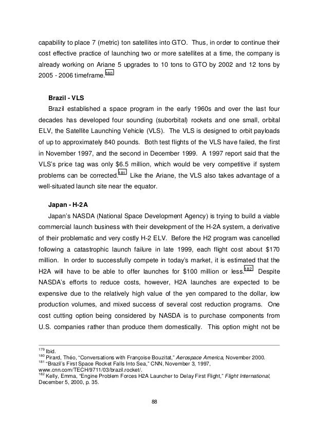 Supply Demand And Entrepreneurial Ventures In The Space Launch Indu
