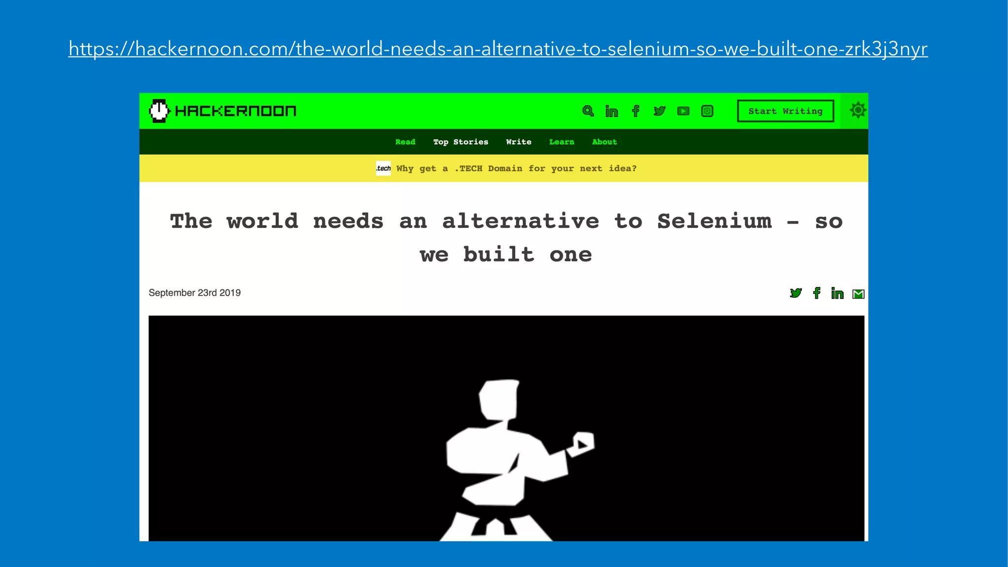 https://hackernoon.com/the-world-needs-an-alternative-to-selenium-so-we-built-one-zrk3j3nyr
 