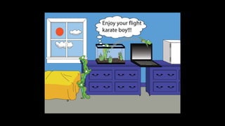 Karate frog fully illustrated