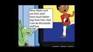 Karate frog fully illustrated