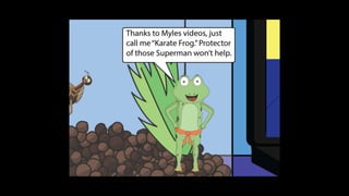 Karate frog fully illustrated