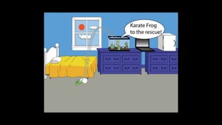 Karate frog fully illustrated