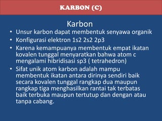 Unsur Karbon: Sifat Unik dan Perannya dalam Kehidupan