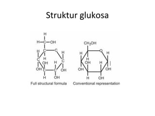 Struktur glukosa
 