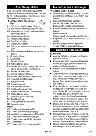 – 13 
Vabaneb palju vett 
Aurukatel liiga täis 
 Vajutage aurupüstolile, kuni välja tuleb 
vähem vett. 
Aurukatel on lupjunud 
 Eemaldage aurukatlast sinna ladestu-nud 
lubi. 
Tehnilised andmed 
Elektriühendus 
Pinge 220-240 V 
1~50/60 Hz 
Elektriohutusklass I 
Kaitseaste IPX4 
Jõudluse andmed 
Küttevõimsus 1800W 
Küttevõimsus Triikraud 700W 
Töörõhk, maks. 0,35 MPa 
Kuumenemisaeg 6 minutit 
Aurukogus 
- Püsiaur 50 g/min 
- Aurupahvak max. 110 g/min 
Mõõtmed 
Aurukatel 1,0 l 
Kaal (ilma tarvikuteta) 3,1 kg 
Laius 250 mm 
Pikkus 382 mm 
Kõrgus 256 mm 
Tehniliste muudatuste õigused reser-veeritud! 
ET 233 
 