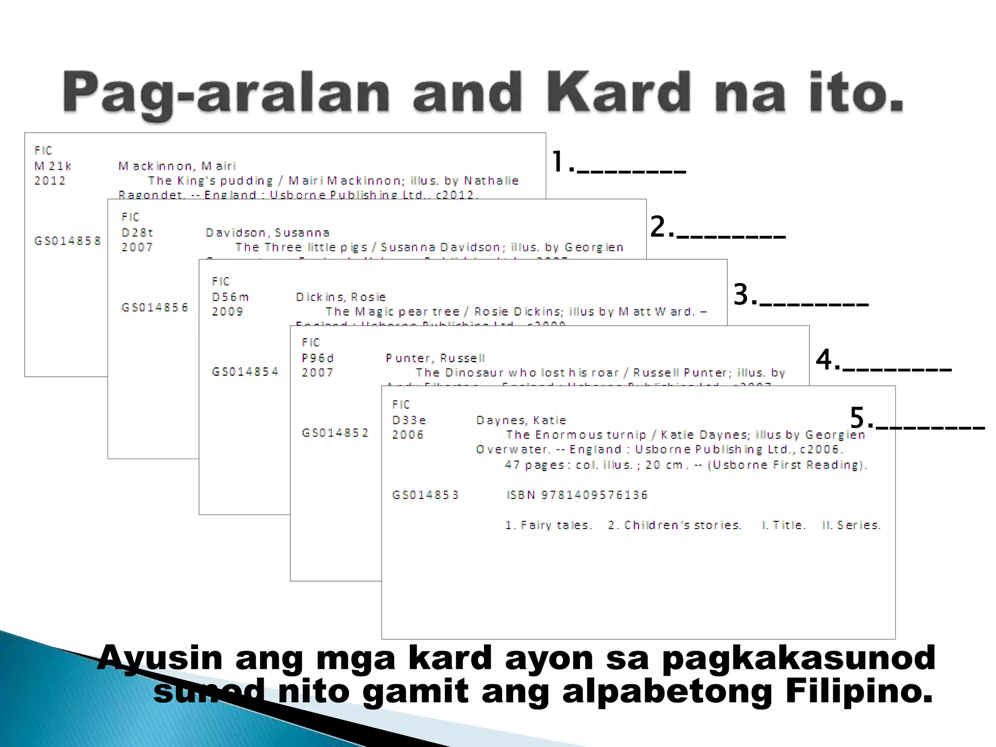 Kard Katalog at OPAC Public Access Catalogue) PPTX