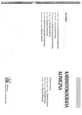 Kardiotokografia kliniczna, wydanie I, Słomko, Drews, Malewski.pdf