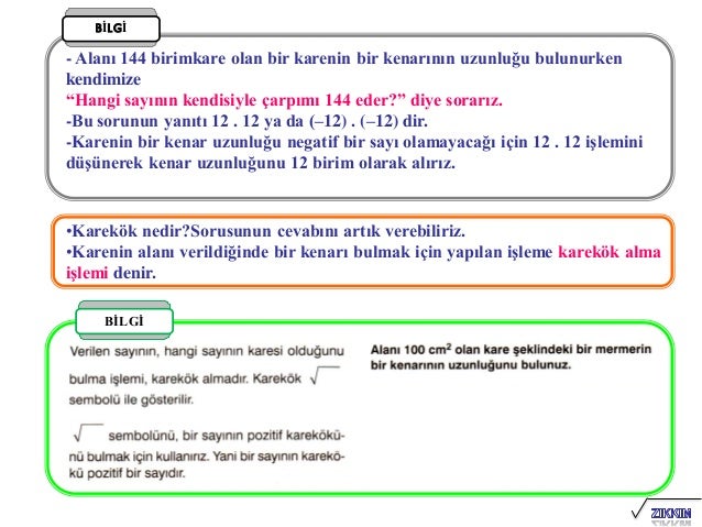 Kareköklü sayilar