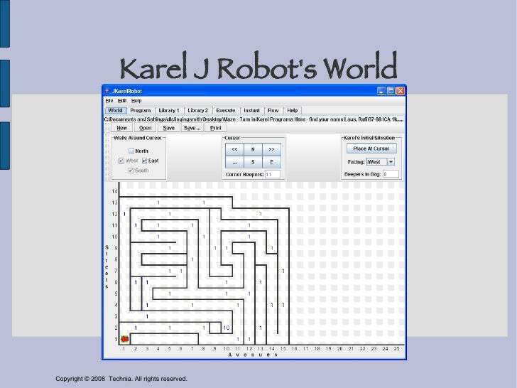 Karel the Robot Teaches Critical Thinking