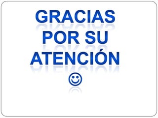 Gracias por su atención 