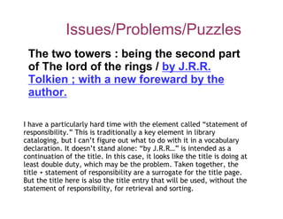 Karen Coyle Keynote - R&D: Can Resource Description become Rigorous Data?