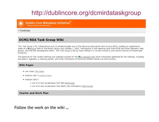 Karen Coyle Keynote - R&D: Can Resource Description become Rigorous Data?