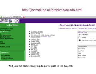 Karen Coyle Keynote - R&D: Can Resource Description become Rigorous Data?