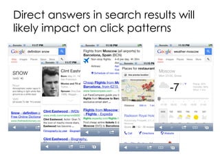 What?
do mobile users search for
 