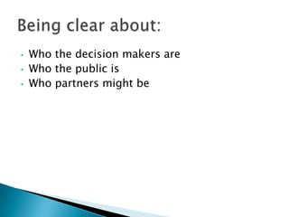    Long-termStrategiesCoalition building