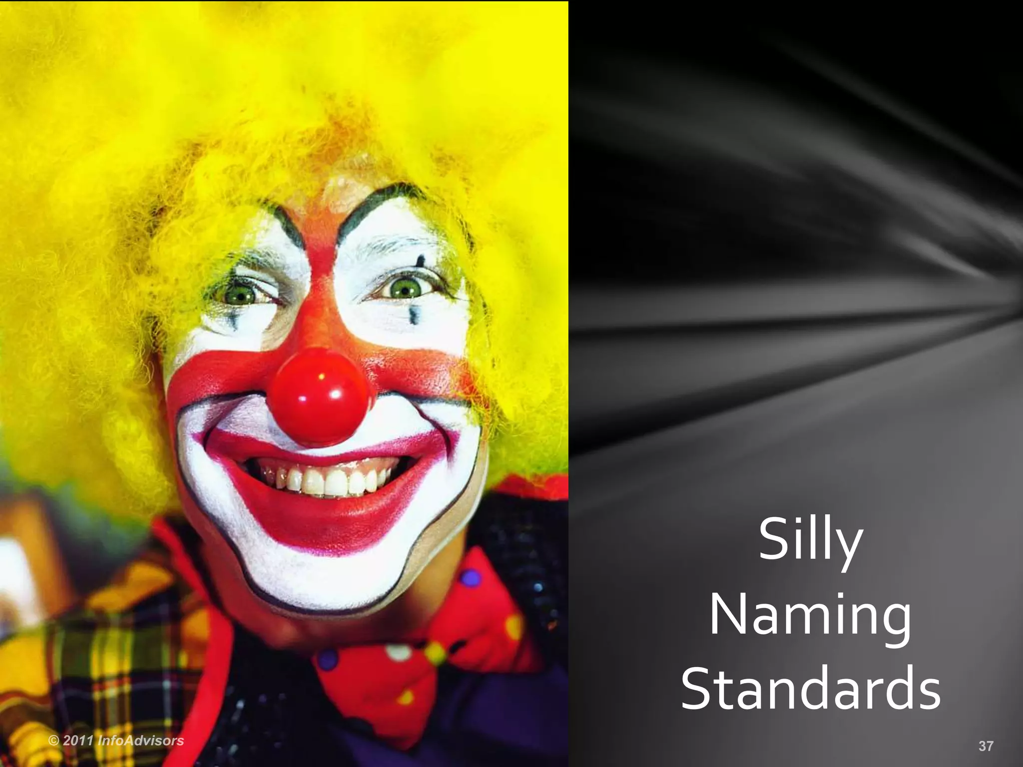 Silly
Naming
Standards
 